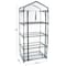 Nature Spring 4-Tier Greenhouse, Outdoor Gardening House with Zippered and Metal Shelves for Vegetables/Flowers 159305GUD - alternate 2